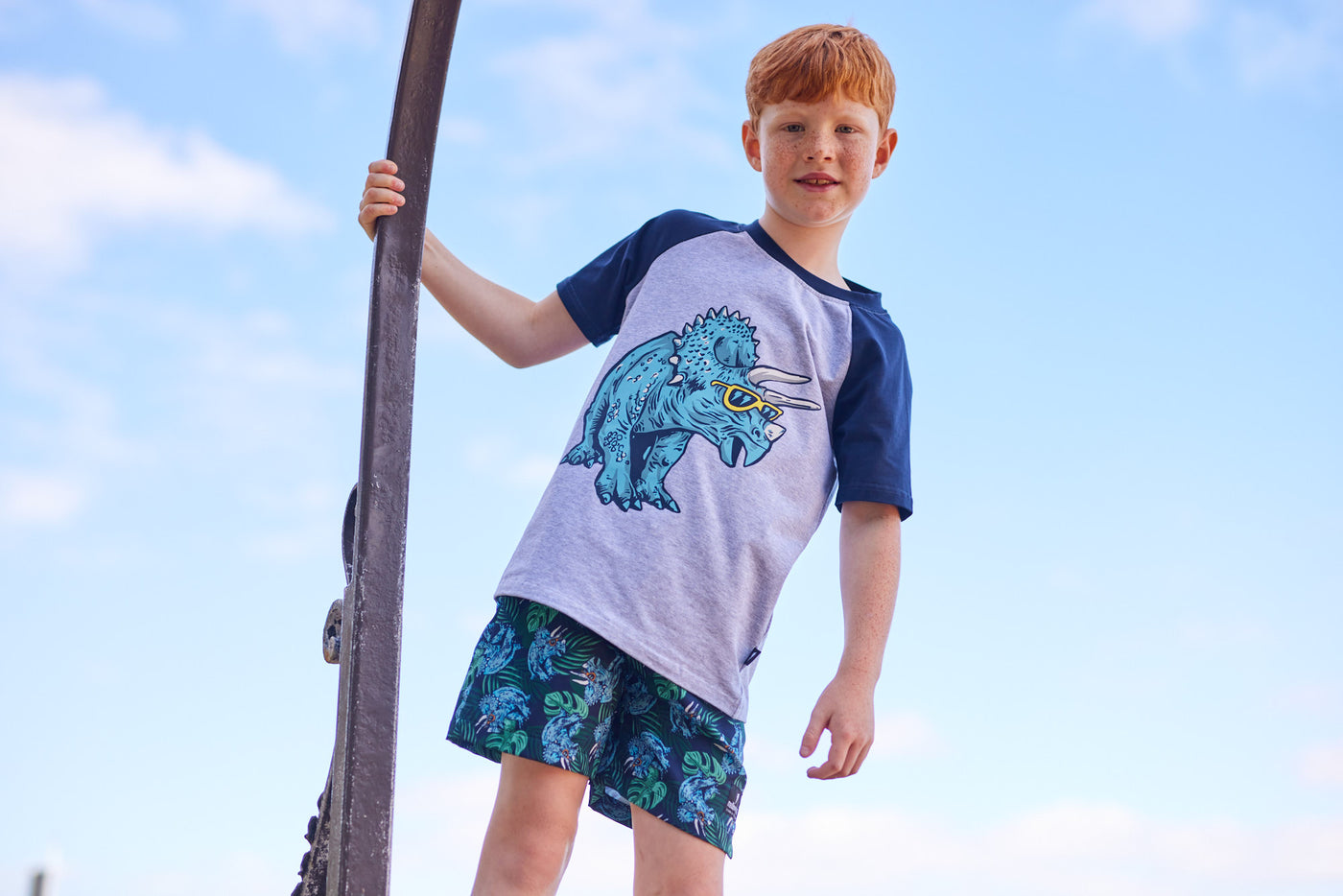 RD2233 RAD DINO RAGLAN TEE