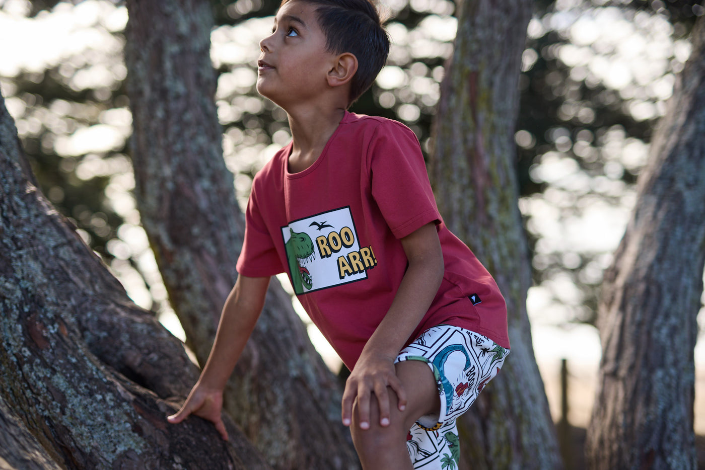 RD2410 COMIC DINO SHORT