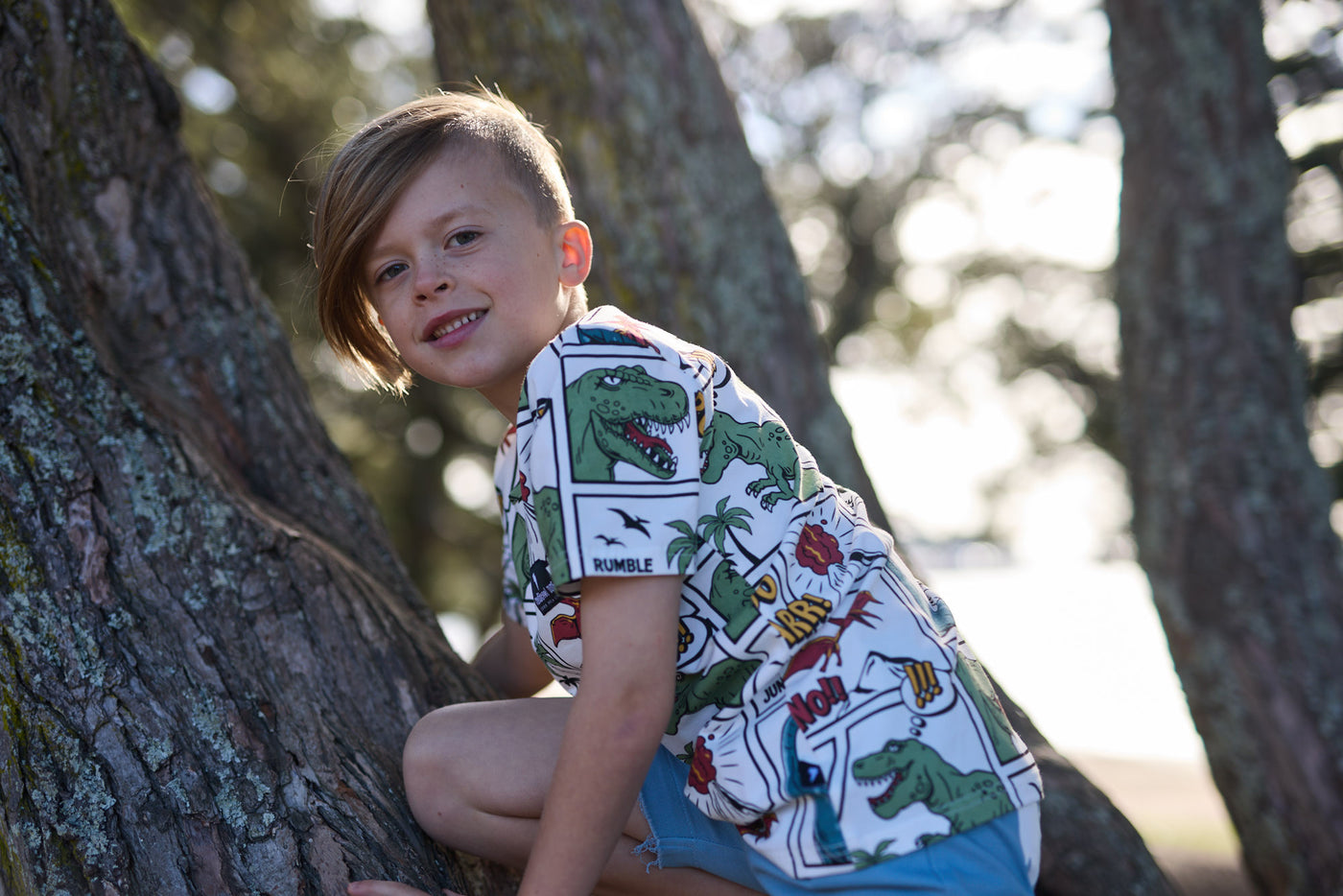 RD2412 COMIC DINO TEE