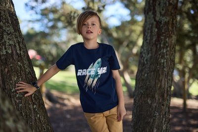 RD2423 RACE YA! TEE IN NAVY