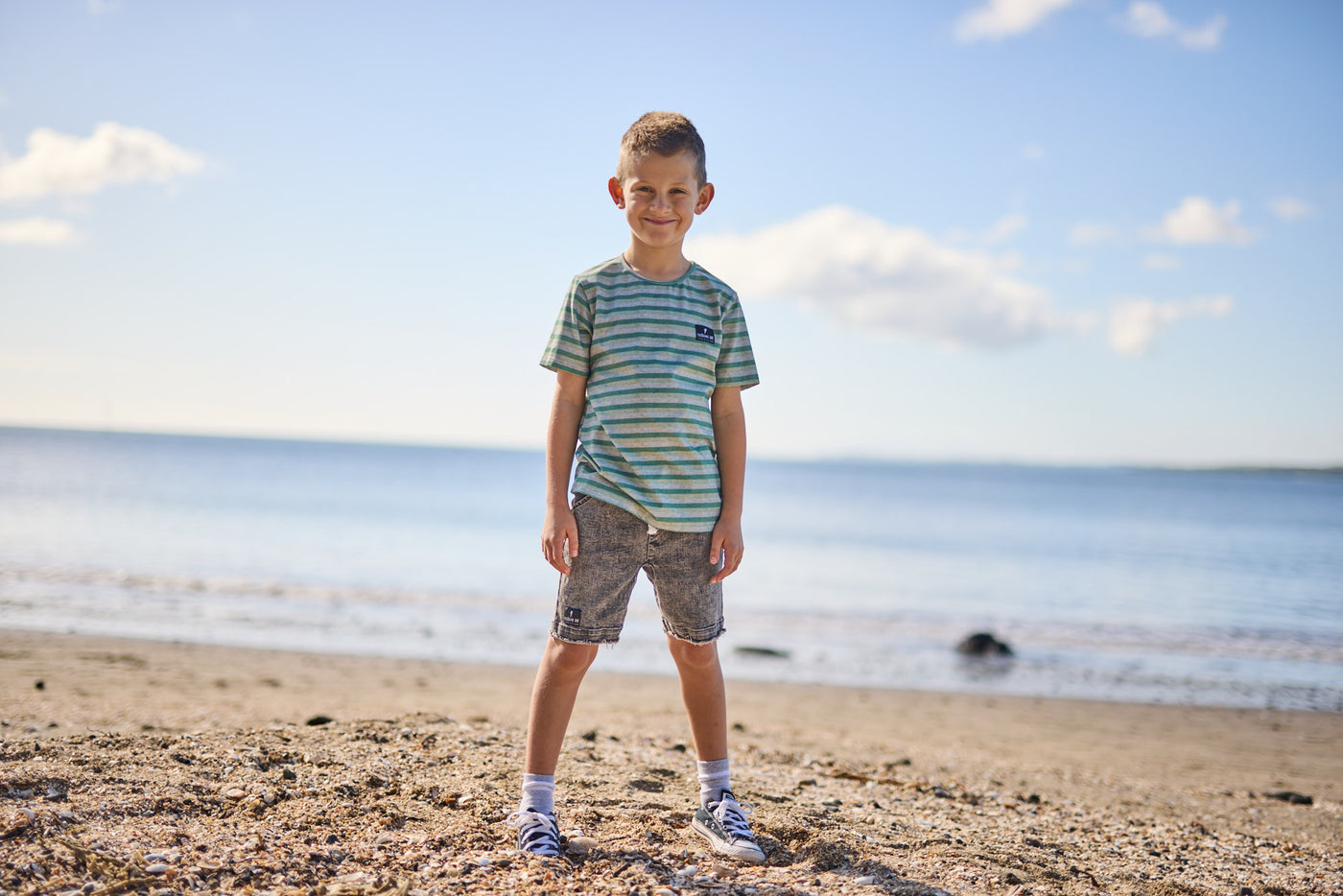 RD2434 GRASSLANDS STRIPE TEE