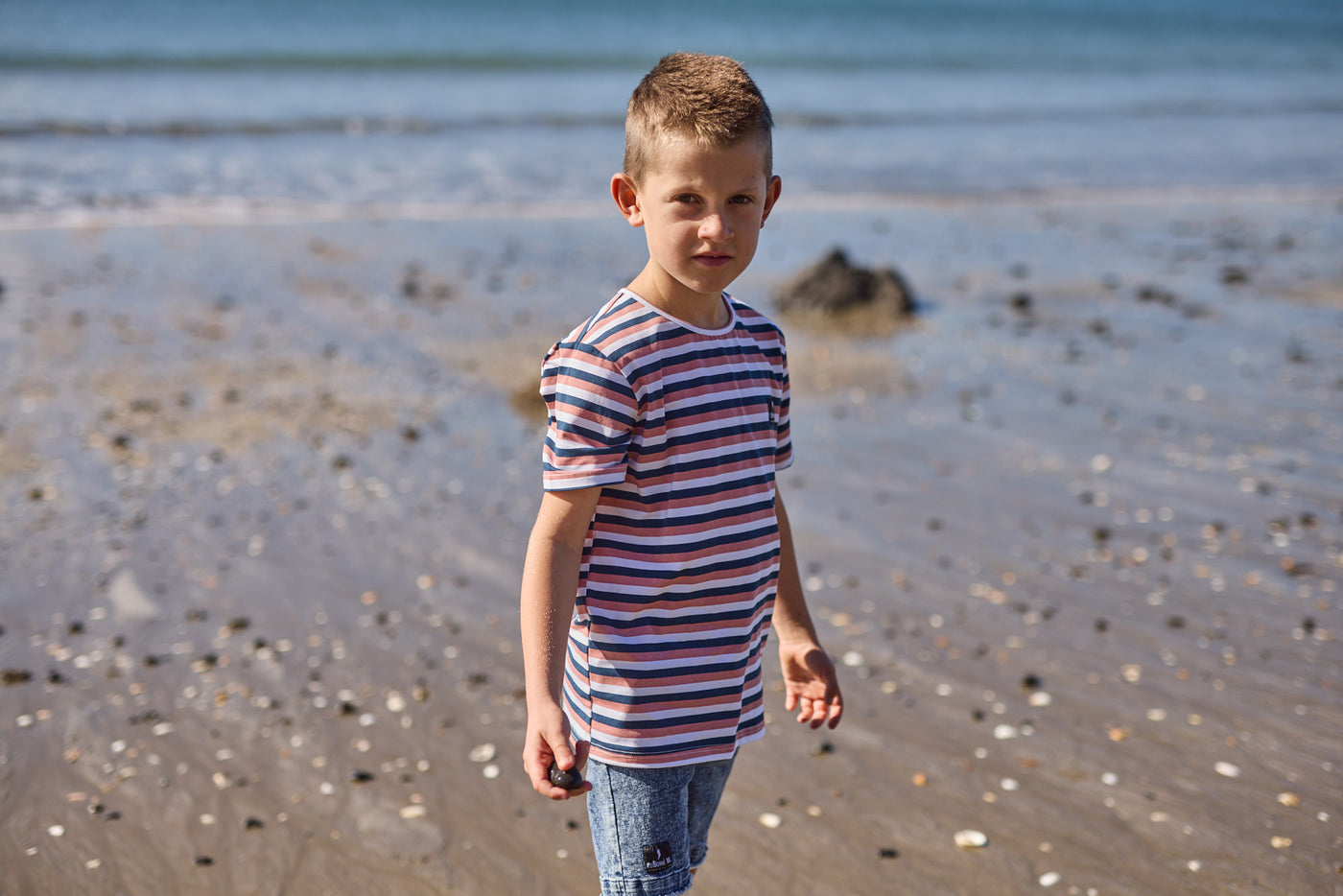 RD2440 TRIPLE STRIPE TEE