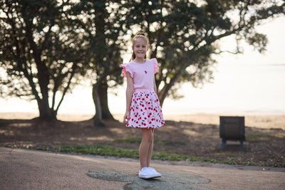 KR2305 CHERRY LOVE TWIRL DRESS