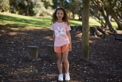 KR2310 ORANGE BLOSSOM STRIPE TEE