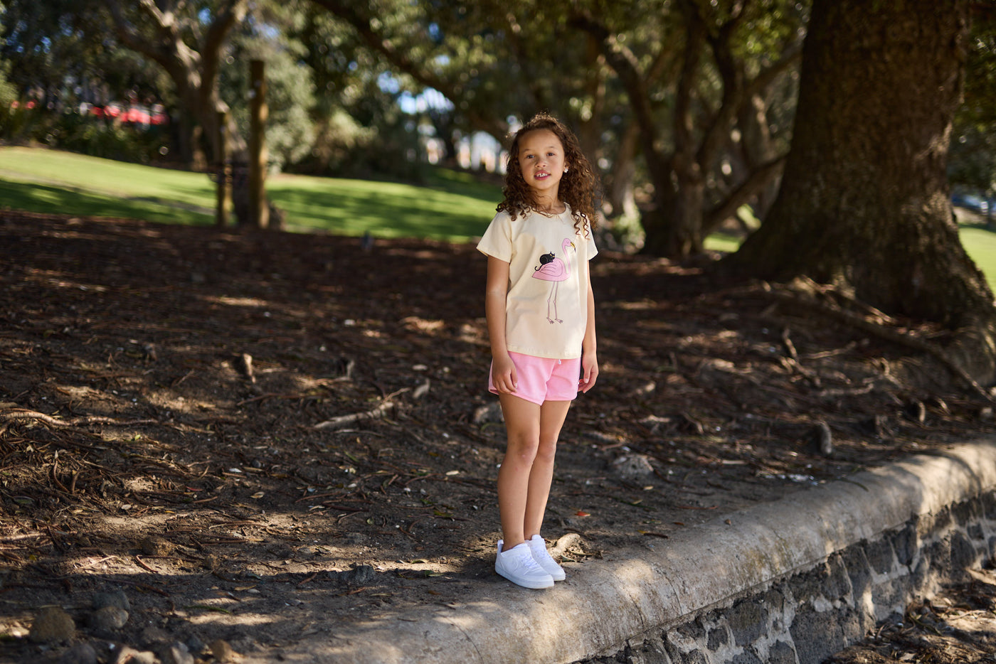 KR2324 FLAMINGO & FRIEND TEE