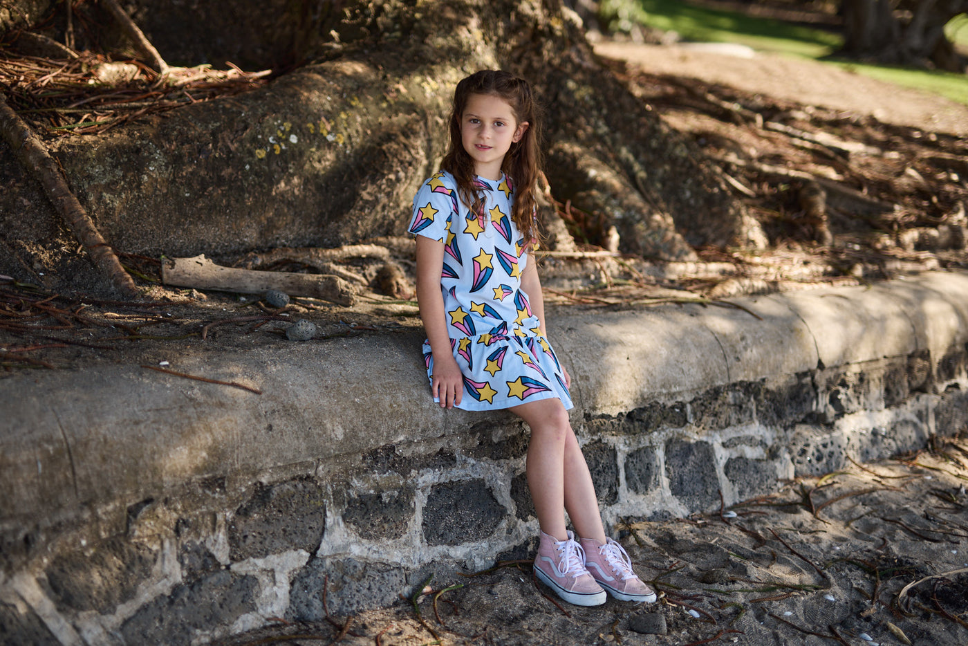 KR2332 SHOOTING STARS FRILL DRESS