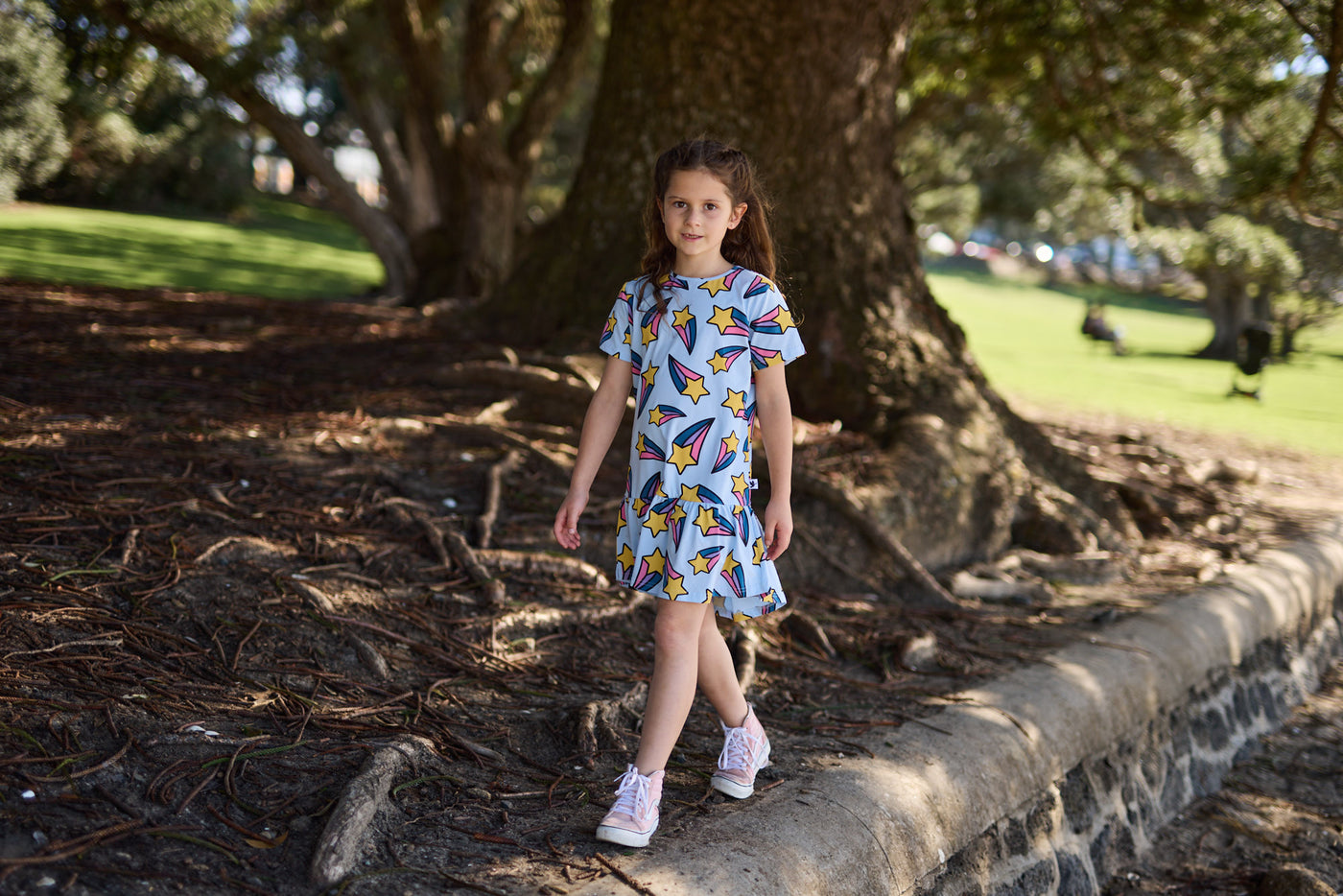 KR2332 SHOOTING STARS FRILL DRESS