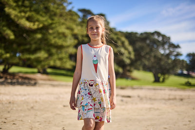 KR2336 ICE CREAM SUMMER DRESS