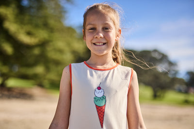 KR2336 ICE CREAM SUMMER DRESS