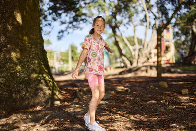 KR2339 BIKE SHORT IN DUSKY PINK