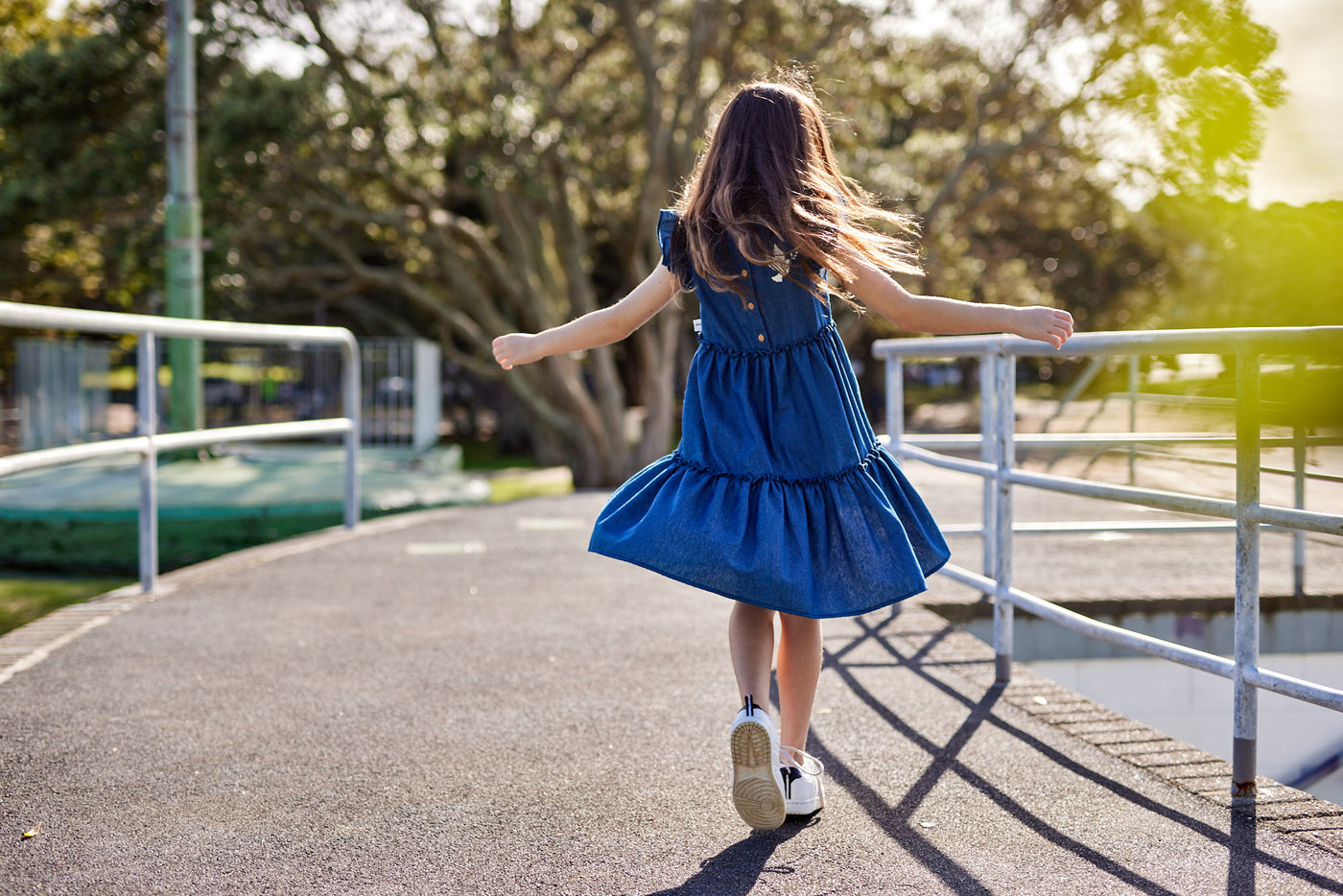 KR2121 CHAMBRAY JASMINE DRESS