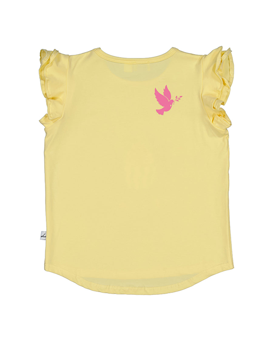 KR2104 LEMON CUPCAKE FRILL TEE