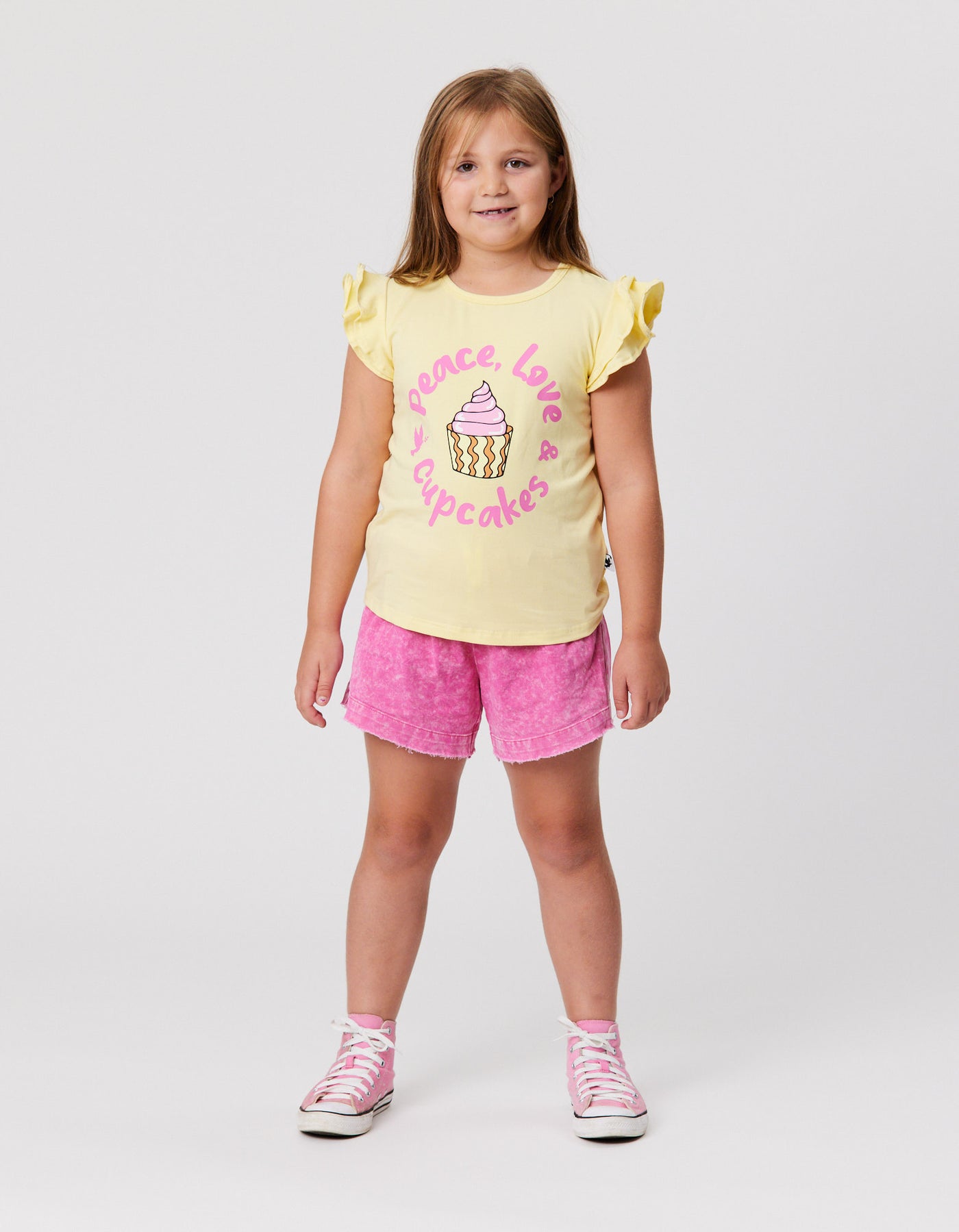 KR2104 LEMON CUPCAKE FRILL TEE