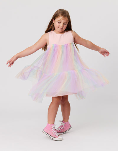 KR2114 SHERBET RAINBOW PRINCESS DRESS