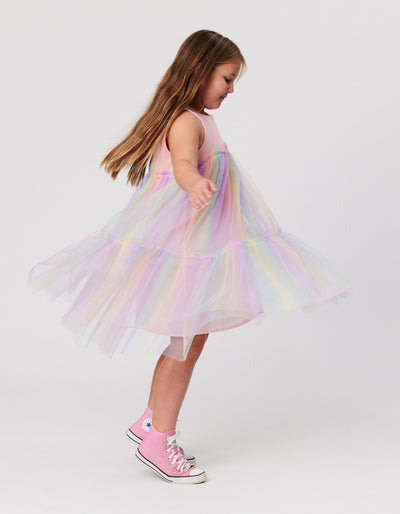 KR2114 SHERBET RAINBOW PRINCESS DRESS