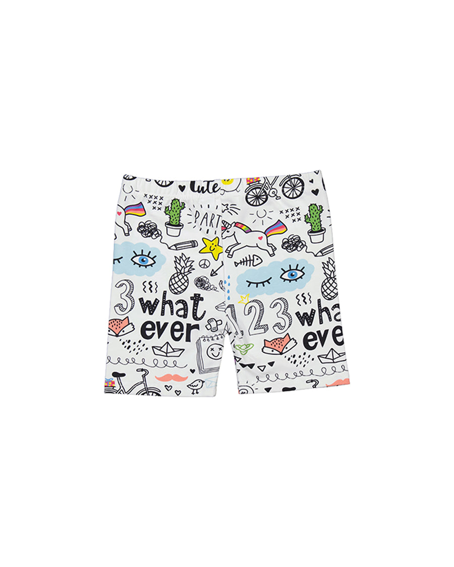 KR2133 DOODLE BIKE SHORT