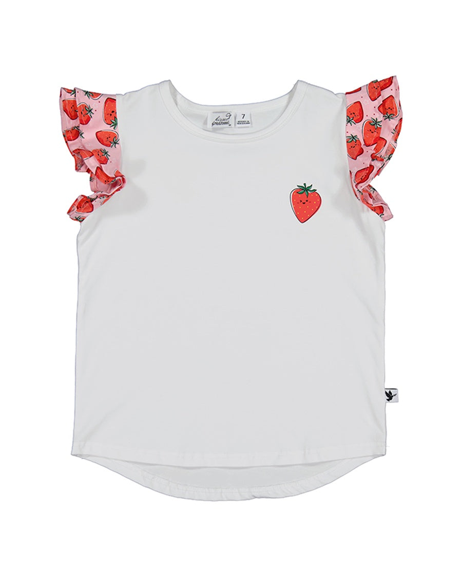 KR2139 BERRIES FRILL TEE