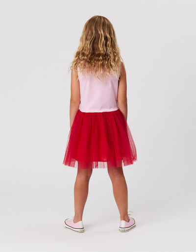 KR2140 BERRY CUTE TUTU DRESS