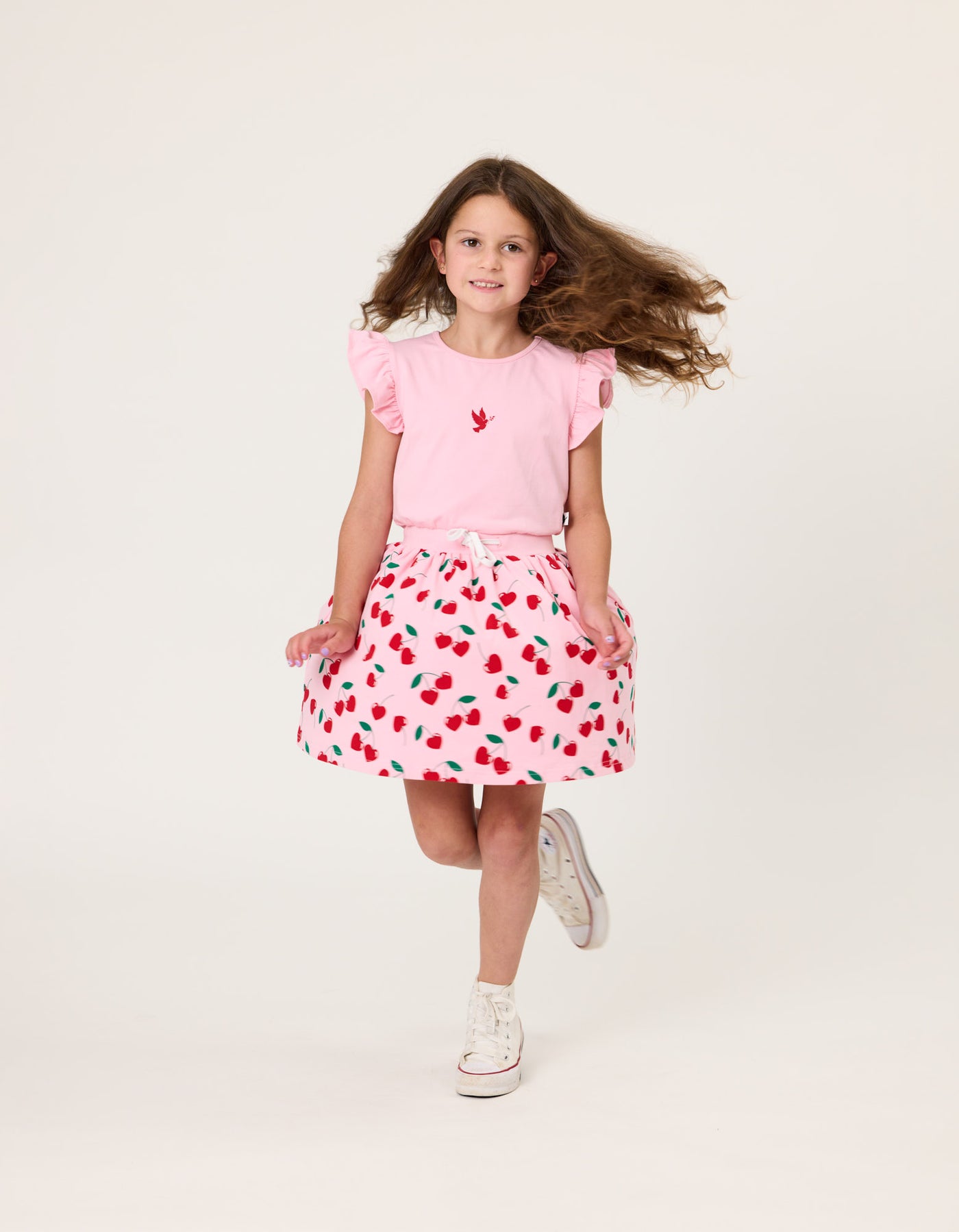 KR2305 CHERRY LOVE TWIRL DRESS