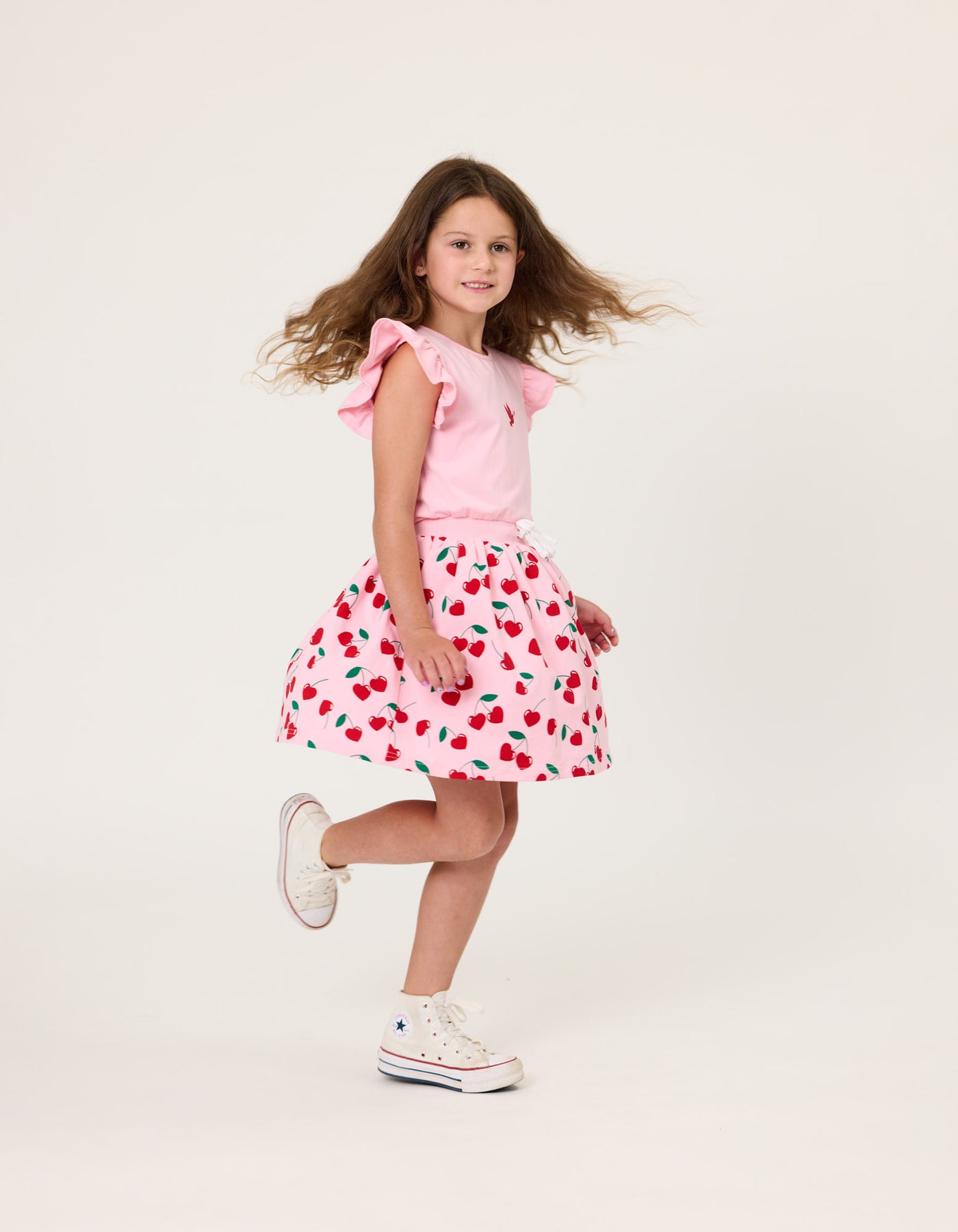 KR2305 CHERRY LOVE TWIRL DRESS