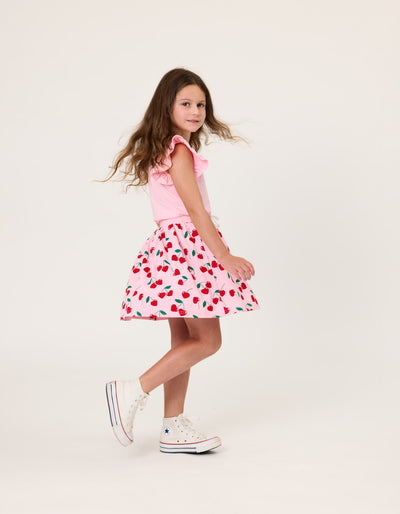 KR2305 CHERRY LOVE TWIRL DRESS