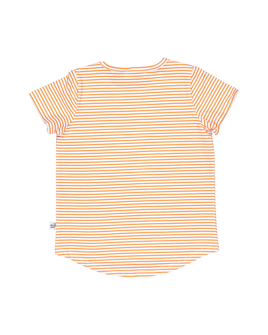 KR2310 ORANGE BLOSSOM STRIPE TEE