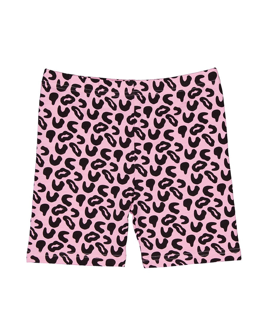 KR2314 BIKE SHORT IN LEOPARD