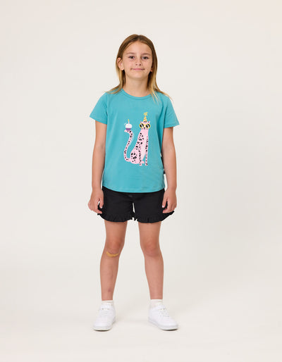 KR2316 FRILL SHORT IN BLACK