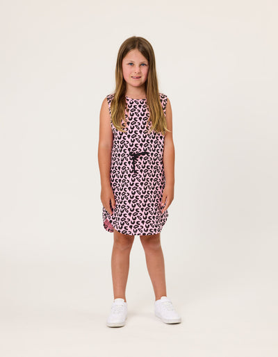 KR2320 LEOPARD RESORT DRESS