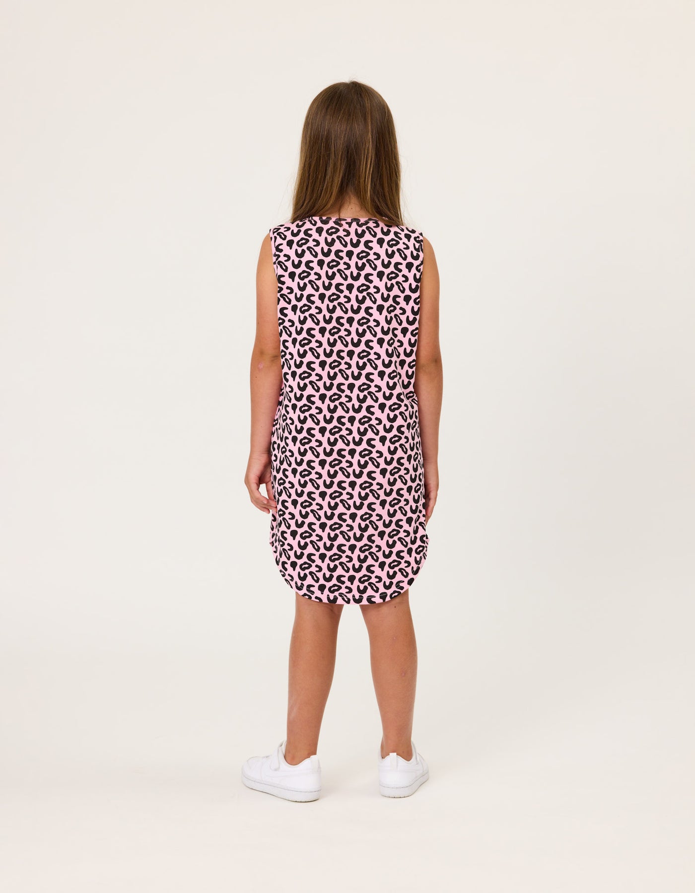 KR2320 LEOPARD RESORT DRESS