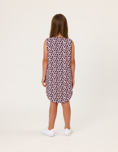 KR2320 LEOPARD RESORT DRESS