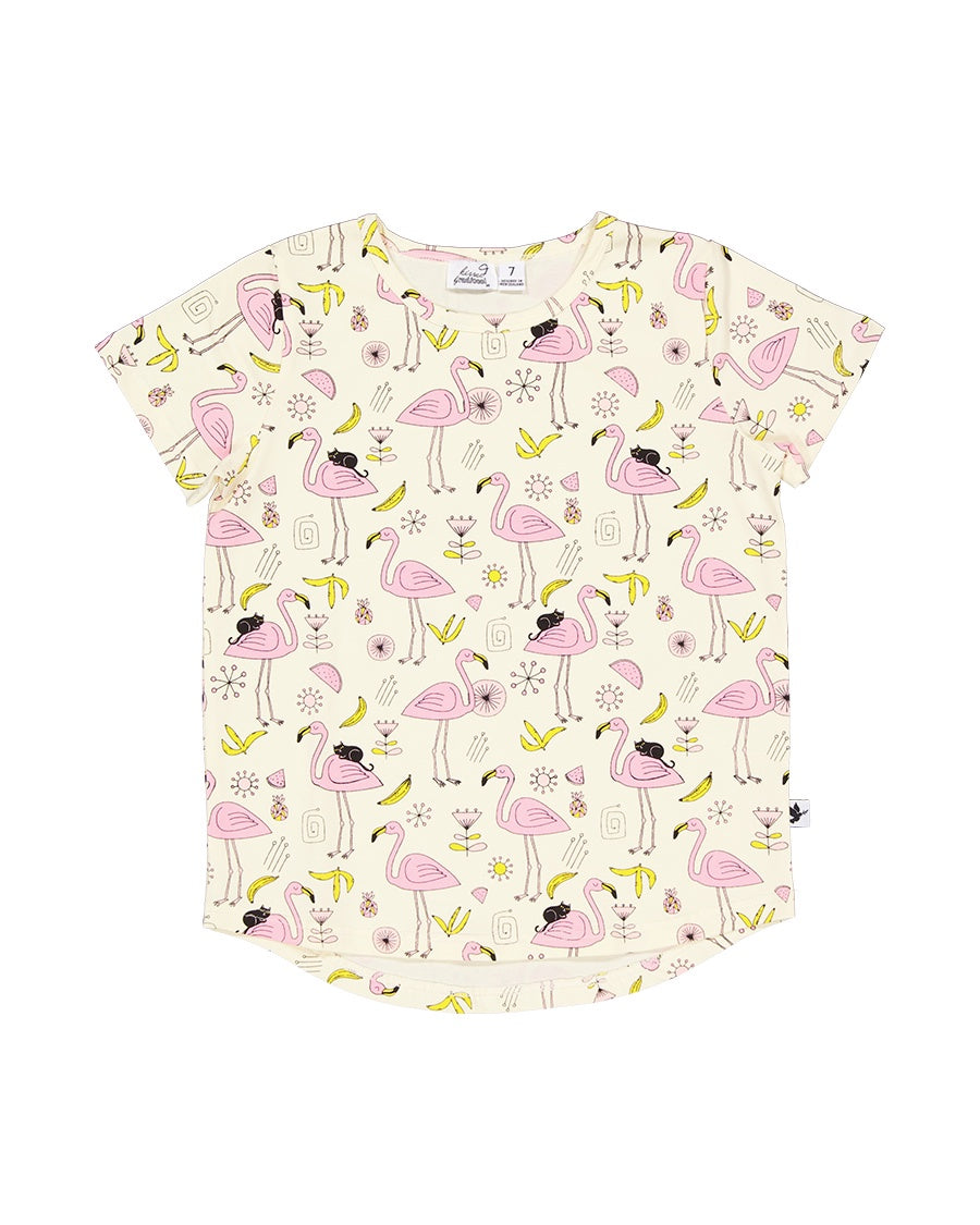 KR2322 FLAMINGOES TEE