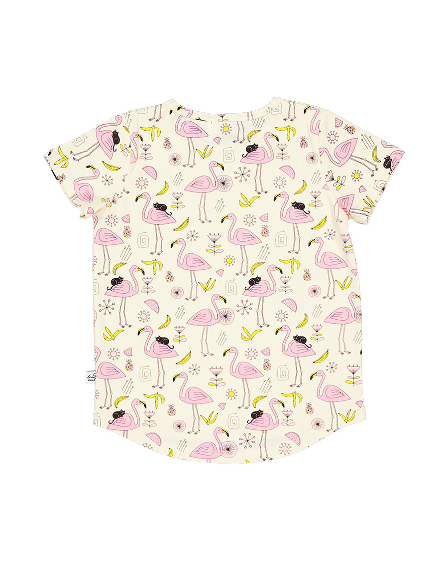 KR2322 FLAMINGOES TEE