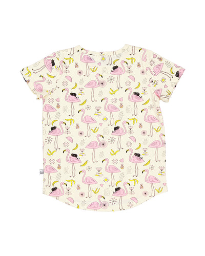 KR2322 FLAMINGOES TEE