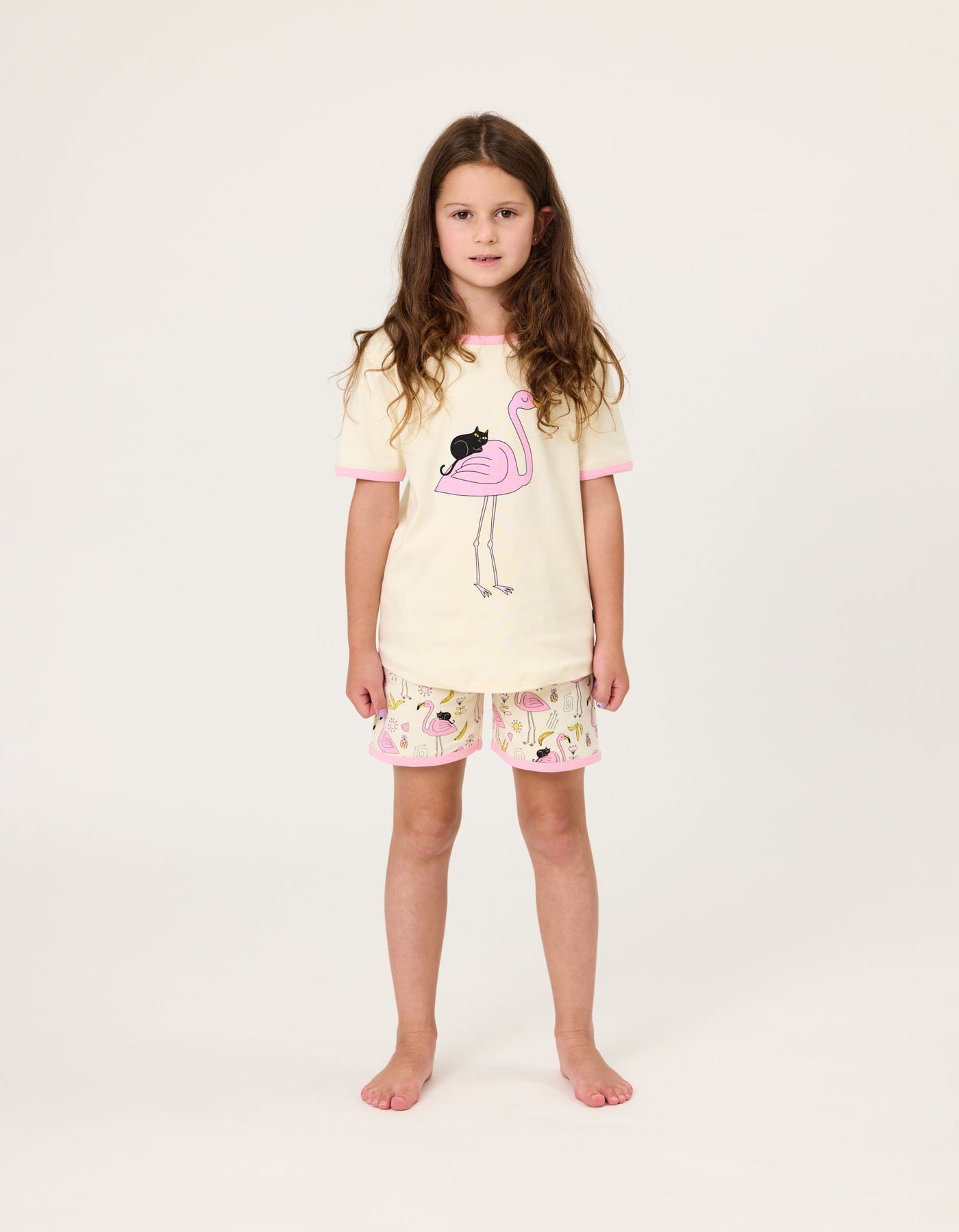 KR2328 FLAMINGOES & FRIENDS PJS