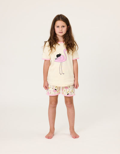 KR2328 FLAMINGOES & FRIENDS PJS