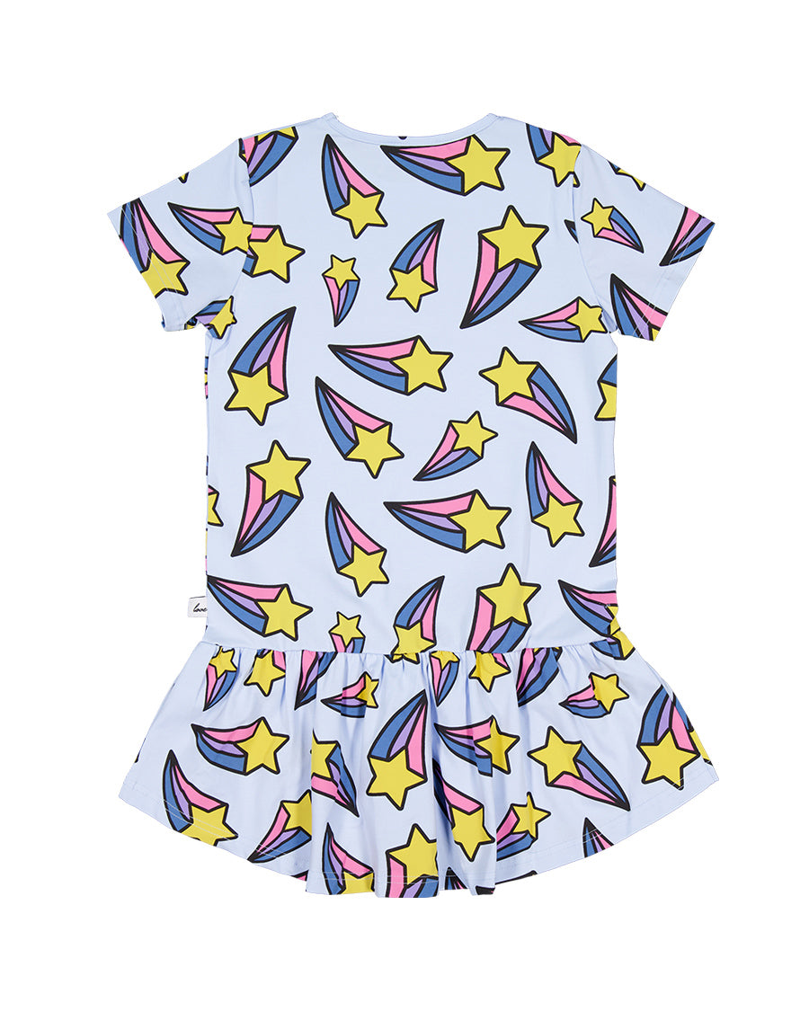 KR2332 SHOOTING STARS FRILL DRESS