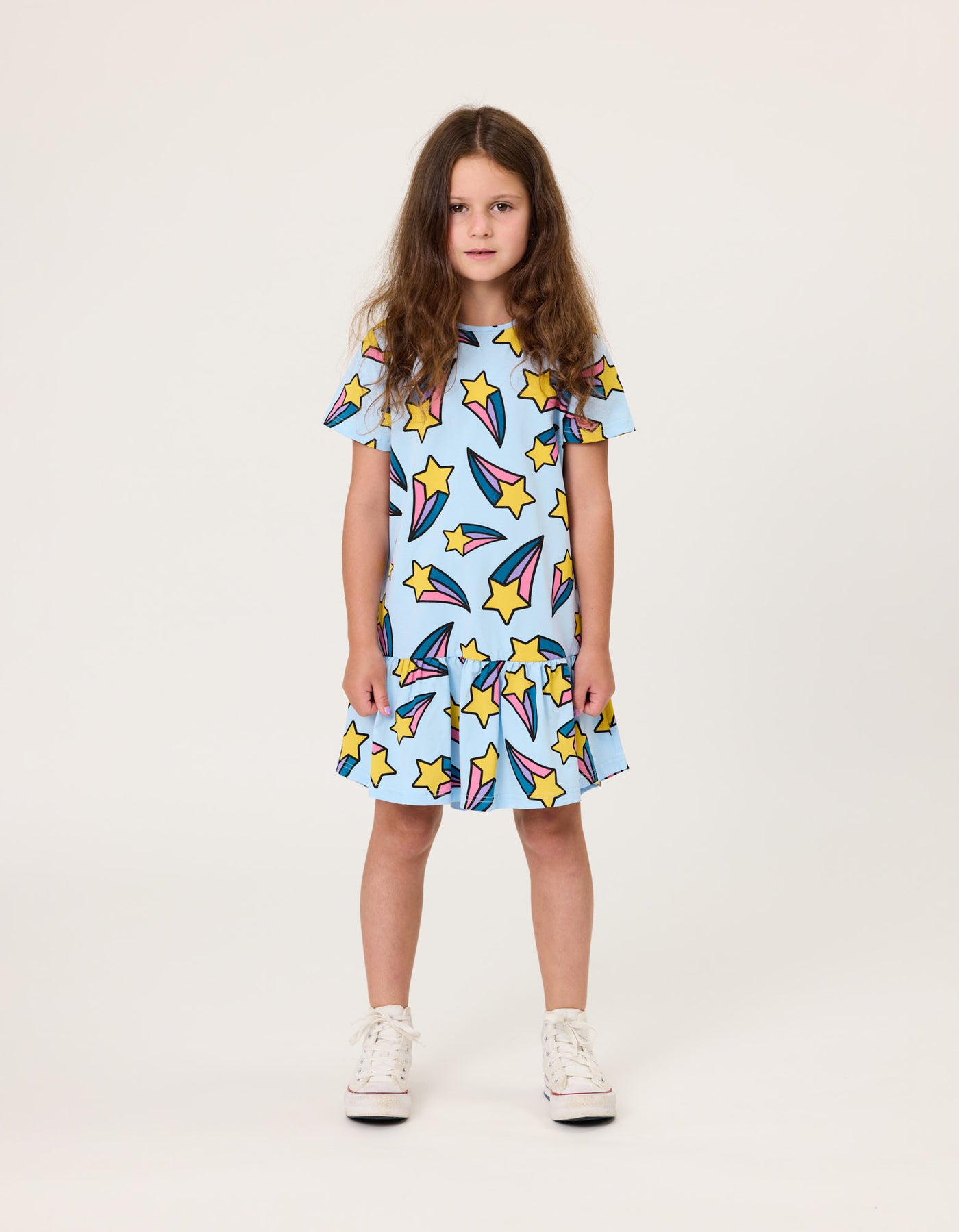KR2332 SHOOTING STARS FRILL DRESS