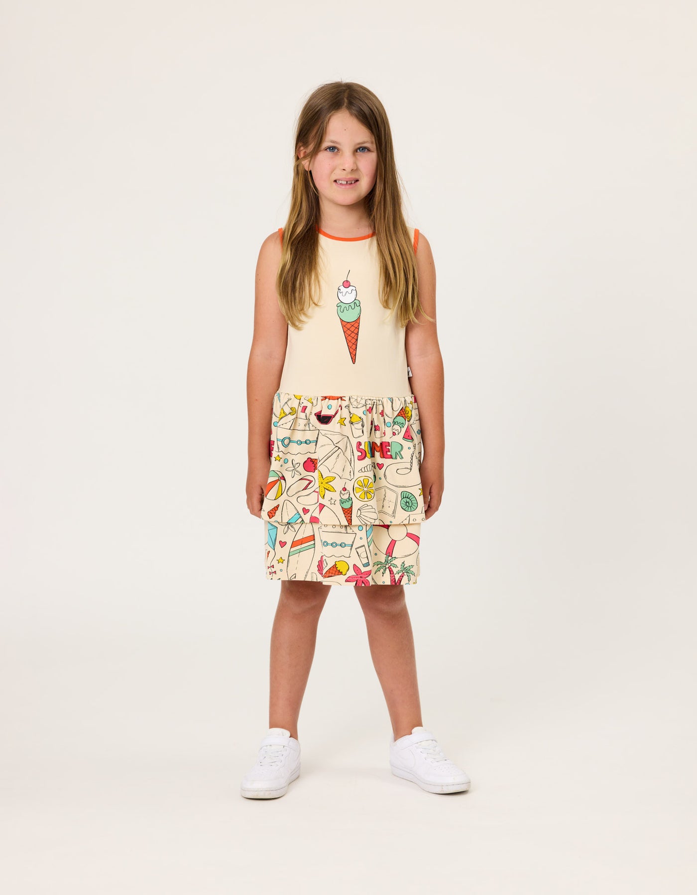 KR2336 ICE CREAM SUMMER DRESS