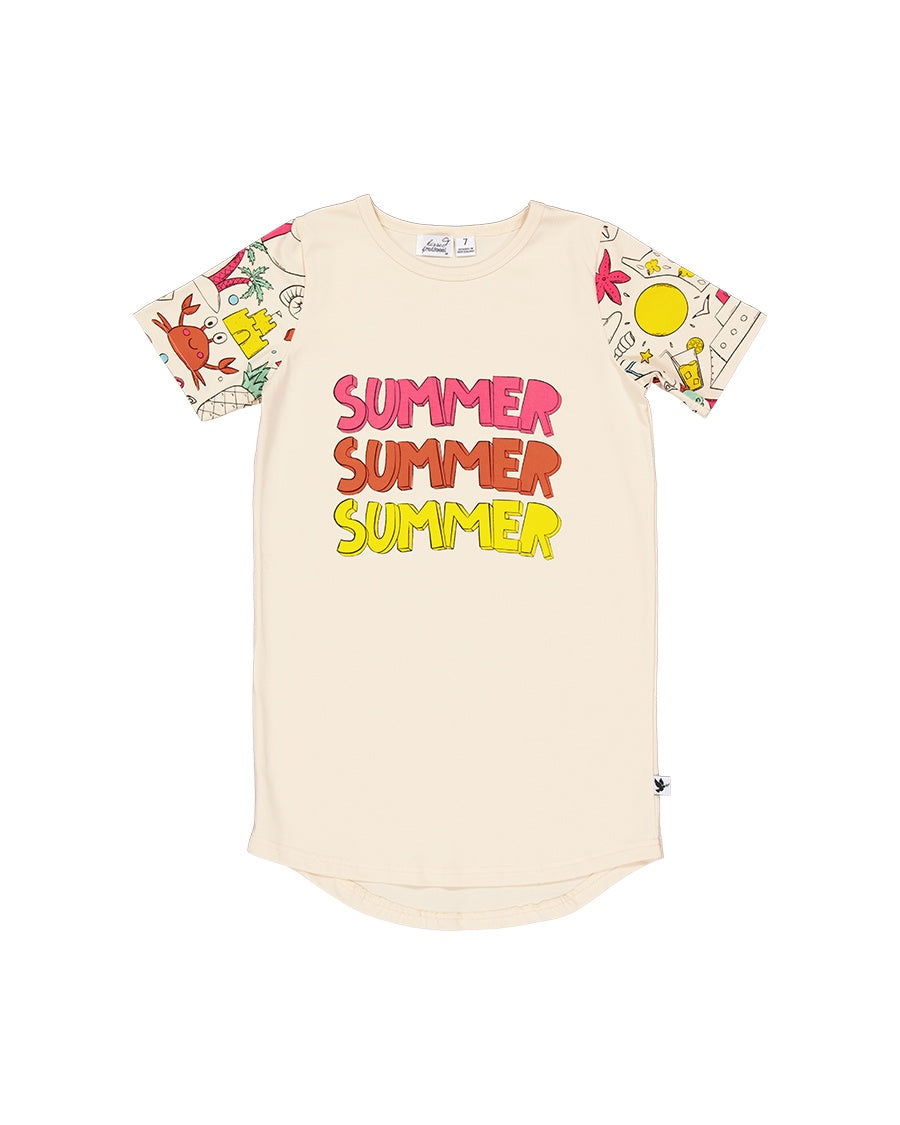 KR2337 SUMMER SKATER TEE DRESS