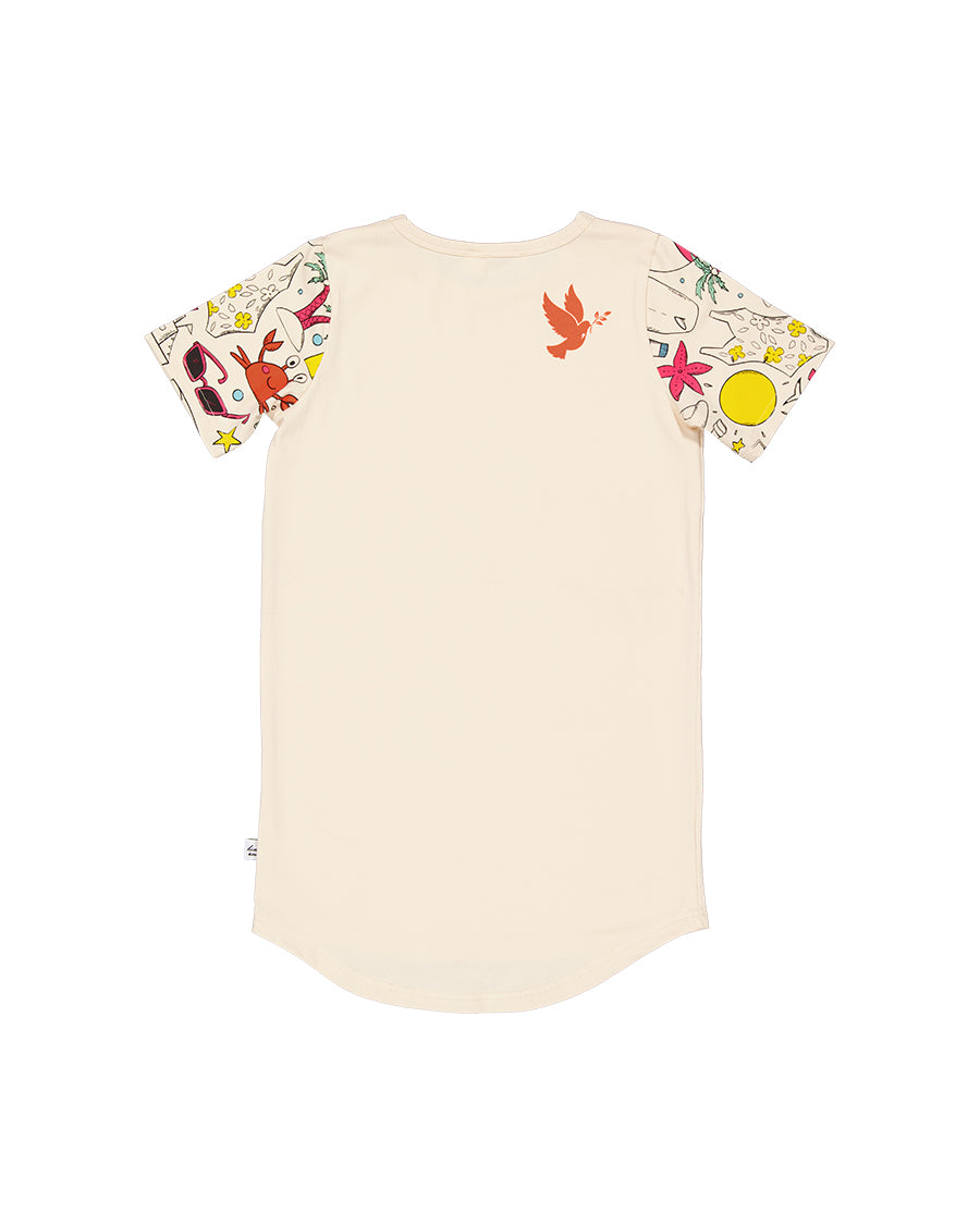 KR2337 SUMMER SKATER TEE DRESS