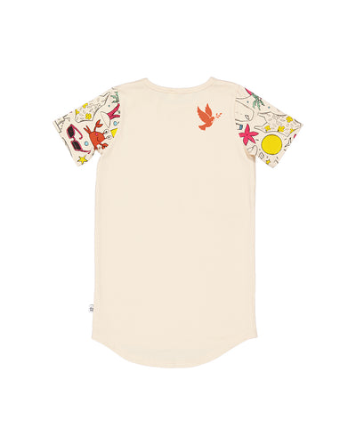 KR2337 SUMMER SKATER TEE DRESS