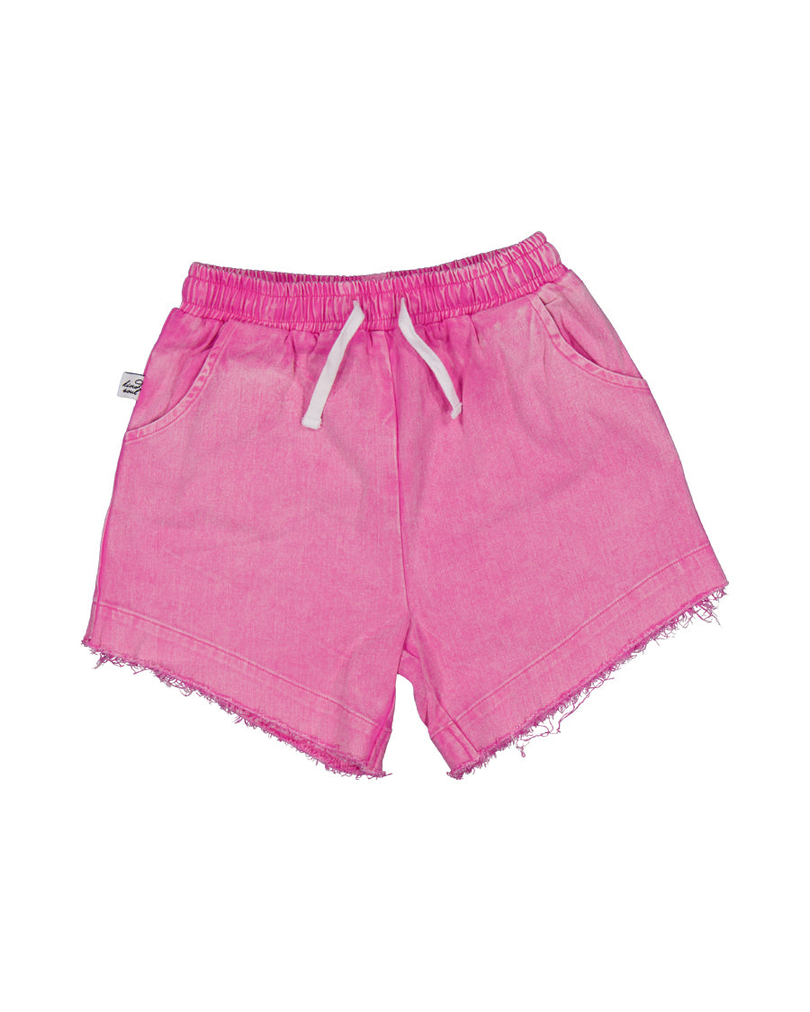 KR2102 RASPBERRY SORBET DENIM SHORT