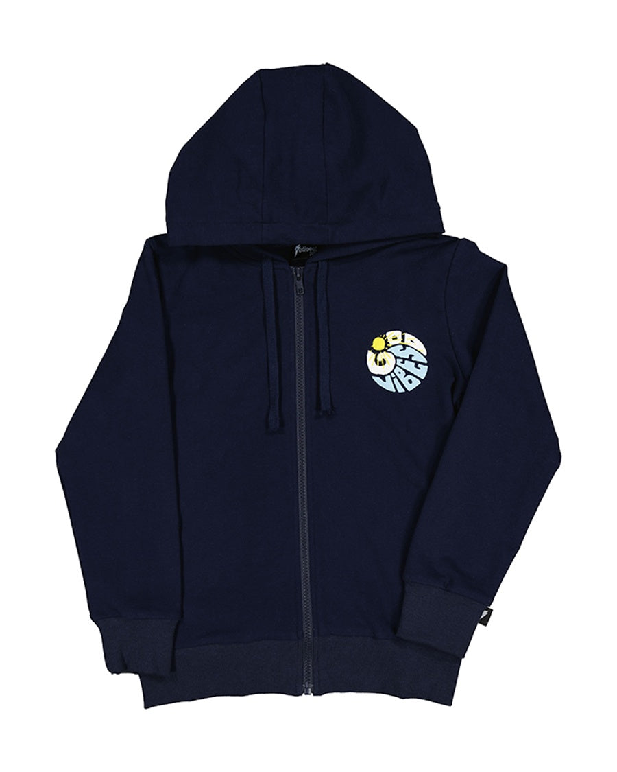 RD2213 THE VIBES ZIP HOOD