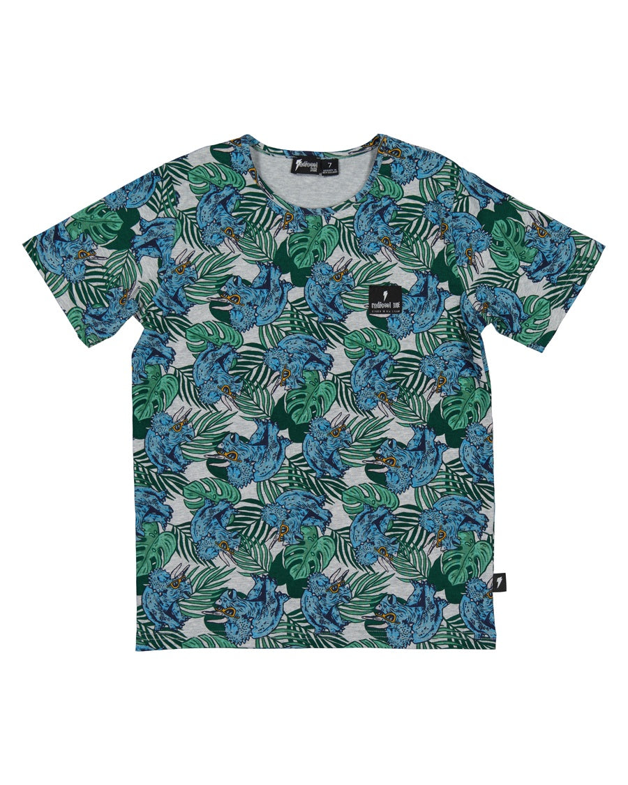 RD2232 TROPICAL DINO TEE