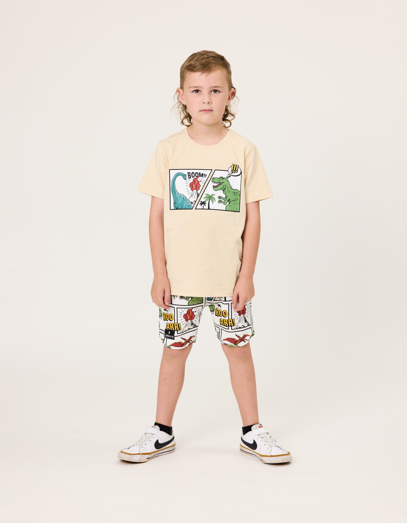 RD2410 COMIC DINO SHORT