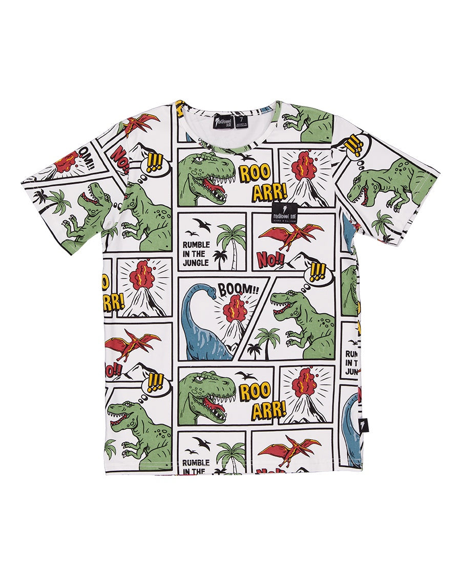 RD2412 COMIC DINO TEE
