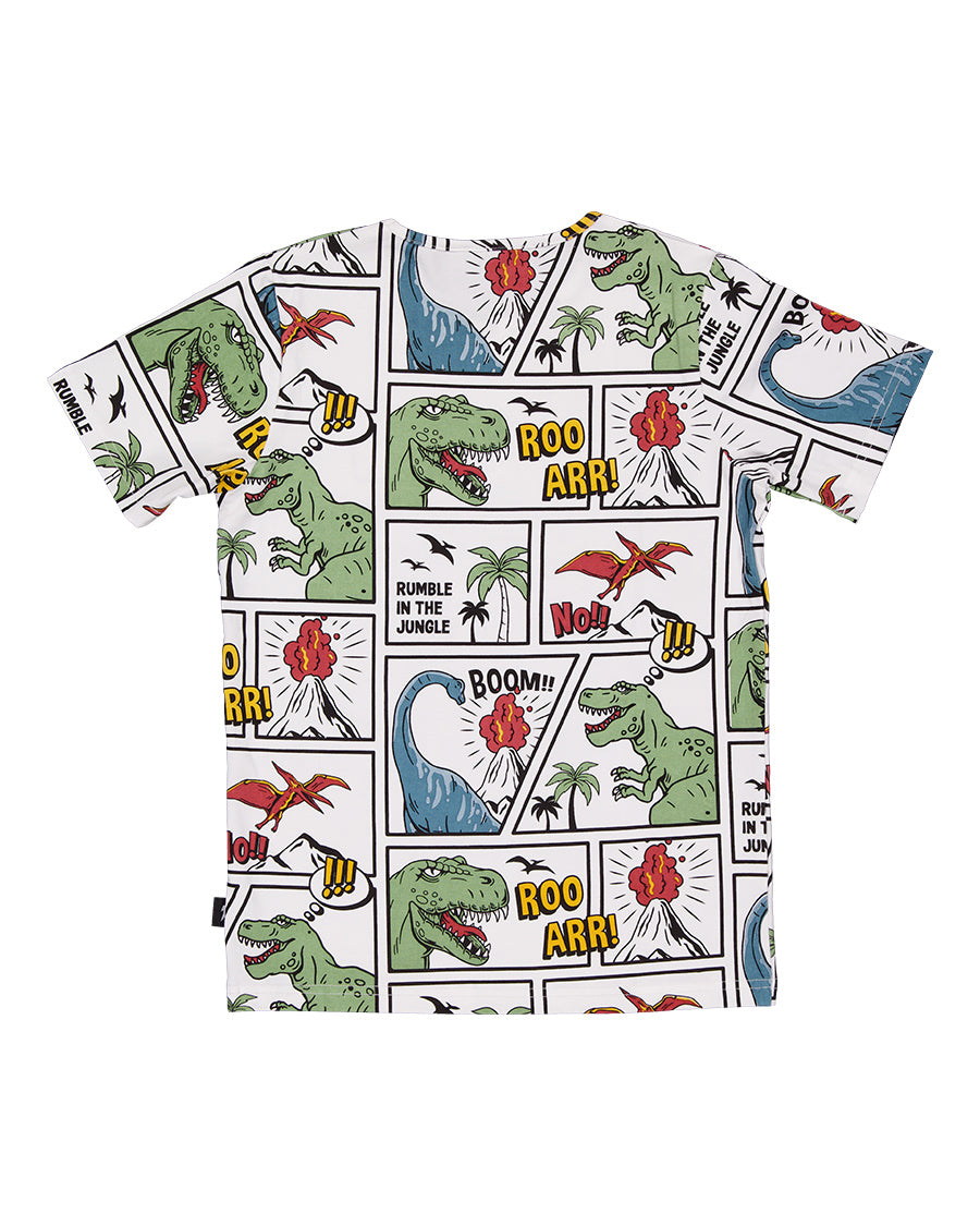 RD2412 COMIC DINO TEE