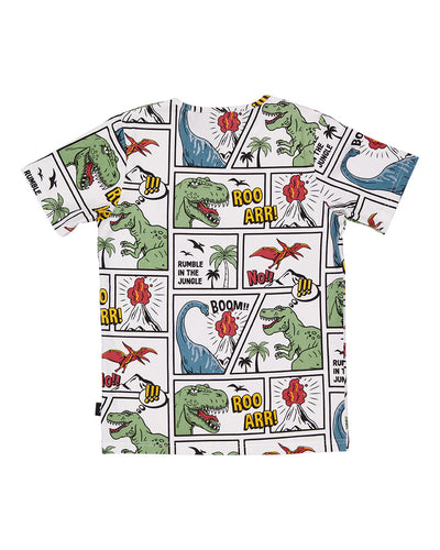 RD2412 COMIC DINO TEE