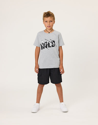 RD2420 SKATER CARGO SHORT IN BLACK